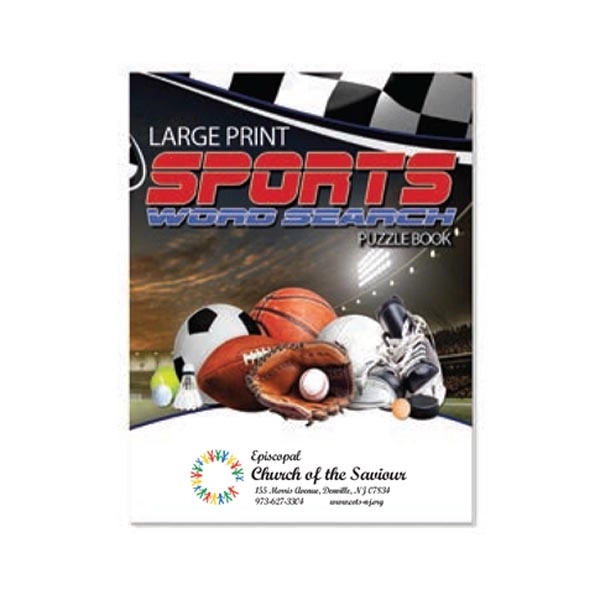 Large Print Sports Themed Word Search Puzzle Book... from ASI 45815 Coloring Book Solutions / Coloring Book Solutions™ LivRite