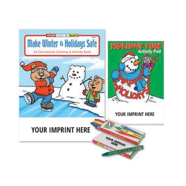 Kit includes 1 coloring book and 1 activity pad packaged with... from ASI 45815 Coloring Book Solutions / Coloring Book Solutions™
