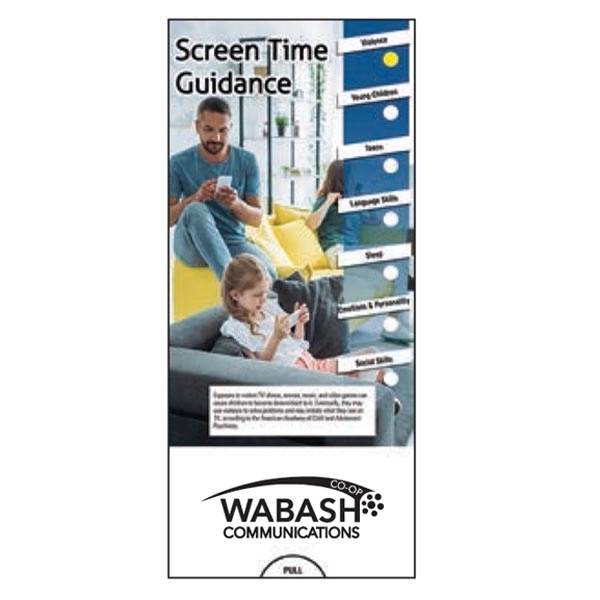 Screen time guidance slide chart... from ASI 45815 Coloring Book Solutions / Coloring Book Solutions™ LivRite