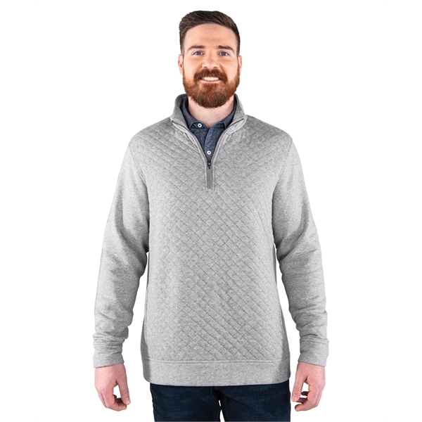 Our stylish and comfortable Men's Franconia Quilted Pullover gives a classic... from ASI 44620 Charles River Apparel