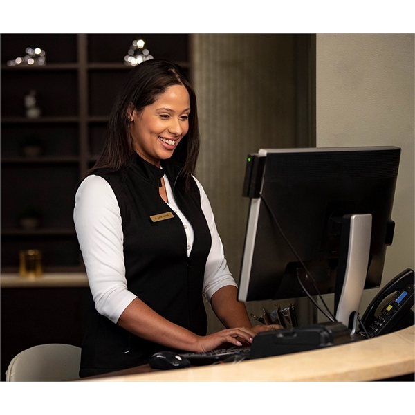 Our Women's Seaport Full Zip Performance Vest combines a professional look... from ASI 44620 Charles River Apparel