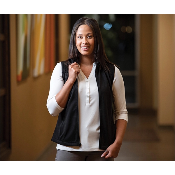 Our Women's Seaport Full Zip Performance Vest combines a professional look... from ASI 44620 Charles River Apparel