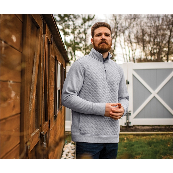 Our stylish and comfortable Men's Franconia Quilted Pullover gives a classic... from ASI 44620 Charles River Apparel
