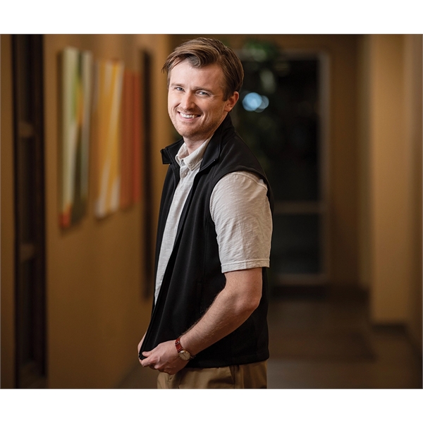 The Men's Seaport Full Zip Performance Vest is a structured, professional... from ASI 44620 Charles River Apparel