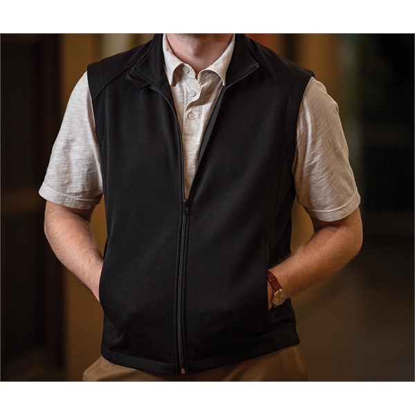 The Men's Seaport Full Zip Performance Vest is a structured, professional... from ASI 44620 Charles River Apparel