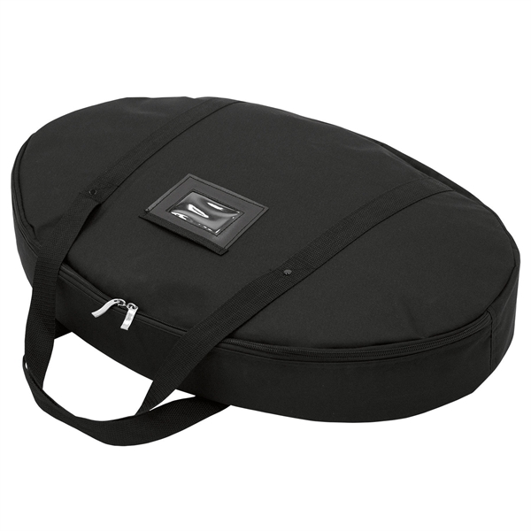 39.75" x 15.5" aluminum and dye sublimated polyester oval-shaped display platform... from ASI 87188 Showdown Displays