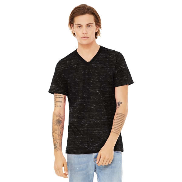 BELLA+CANVAS Unisex Textured Jersey V-Neck Tee... from ASI 84863 SanMar