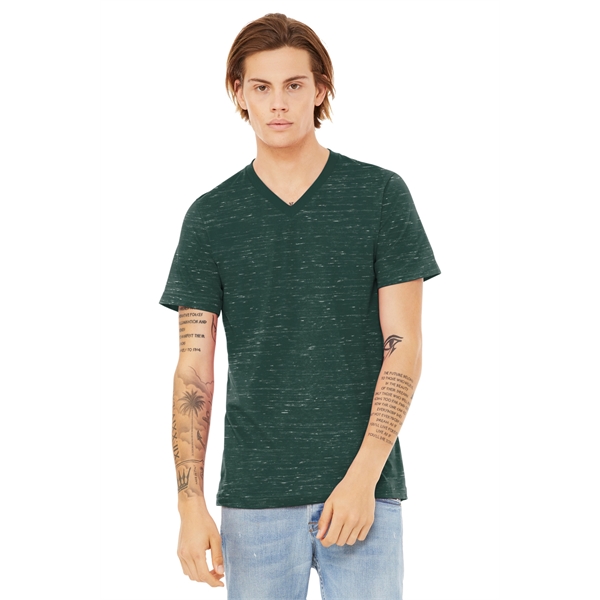 BELLA+CANVAS Unisex Textured Jersey V-Neck Tee... from ASI 84863 SanMar