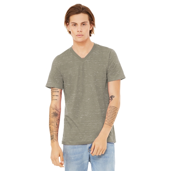 BELLA+CANVAS Unisex Textured Jersey V-Neck Tee... from ASI 84863 SanMar