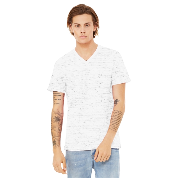 BELLA+CANVAS Unisex Textured Jersey V-Neck Tee... from ASI 84863 SanMar