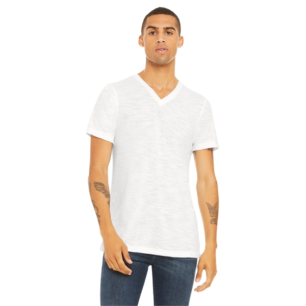 BELLA+CANVAS Unisex Textured Jersey V-Neck Tee... from ASI 84863 SanMar