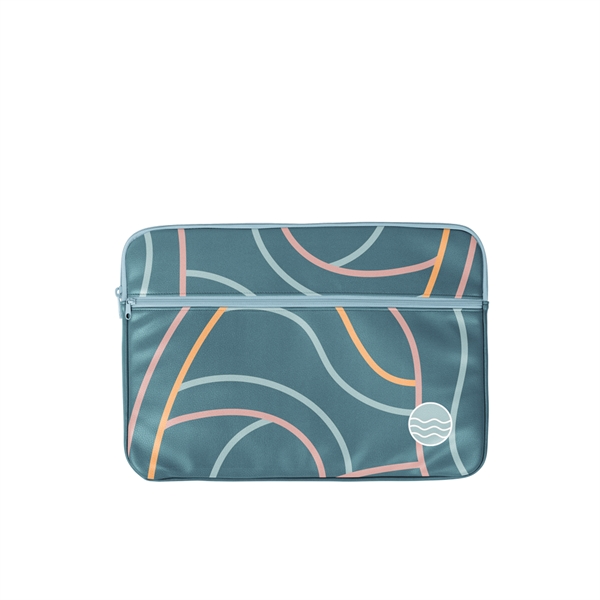 Zippered Pocket Vegan Leather Laptop Sleeve... from ASI 74710 Numo
