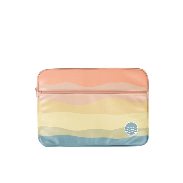 Zippered Pocket Vegan Leather Laptop Sleeve... from ASI 74710 Numo