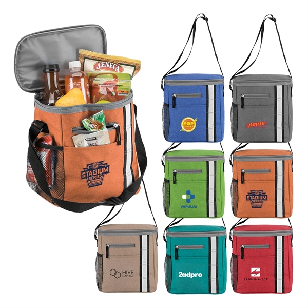 Heathered Polyester Lunch Cooler Bag... from ASI 31517 Admart Products / Admart Line