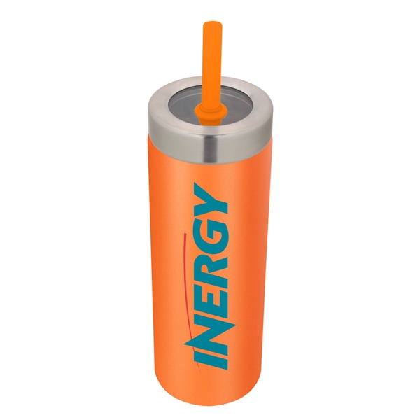 22 ounce insulated stainless steel tumbler with Tritan plastic lid and... from ASI 88060 Snugz/USA Inc / Sweda®