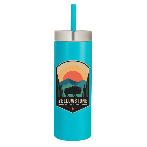 22 ounce insulated stainless steel tumbler with Tritan plastic lid and... from ASI 88060 Snugz/USA Inc / Sweda®