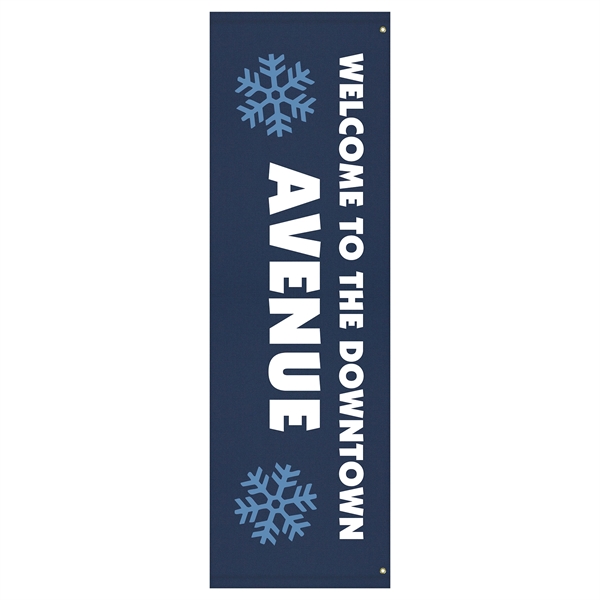 96" X 30" 2 Imprint Color Custom Sunbrella Avenue Banner... from ASI 80228 Quinn