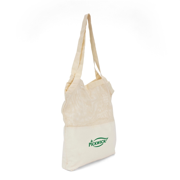 Tote bag with a reusable design and made of 100% cotton.... from ASI 88060 Snugz/USA Inc / Sweda®