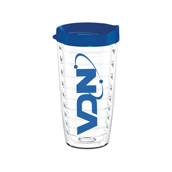 Snap & Sip! Clear 16oz. Thumb slide lid tumbler... from ASI 88060 Snugz/USA Inc / Sweda®