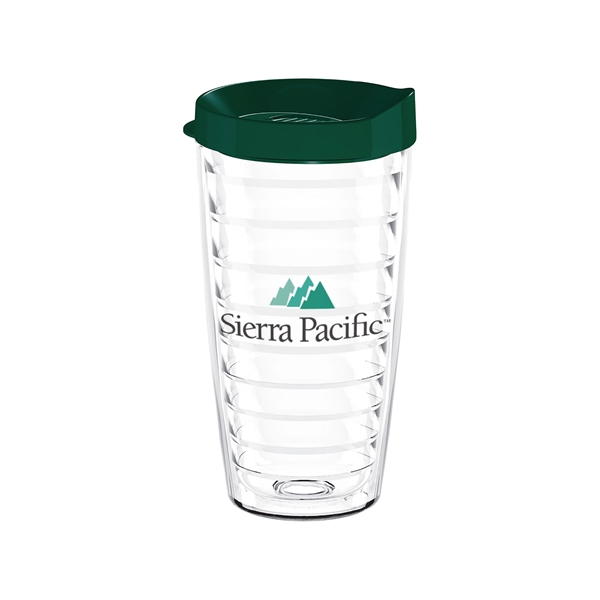 Snap & Sip! Clear 16oz. Thumb slide lid tumbler... from ASI 88060 Snugz/USA Inc / Sweda®