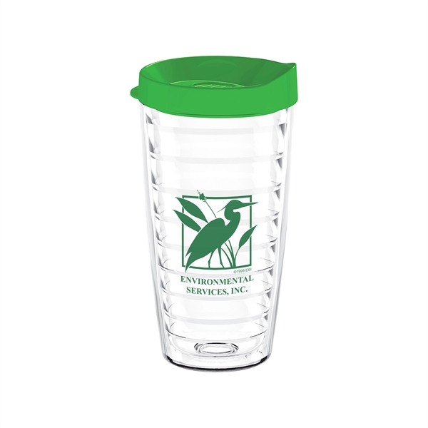 Snap & Sip! Clear 16oz. Thumb slide lid tumbler... from ASI 88060 Snugz/USA Inc / Sweda®