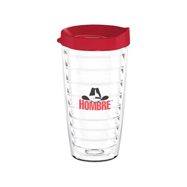 Snap & Sip! Clear 16oz. Thumb slide lid tumbler... from ASI 88060 Snugz/USA Inc / Sweda®