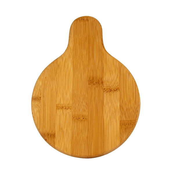 Small bamboo cutting board with cheese knife.... from ASI 88060 Snugz/USA Inc / Sweda®