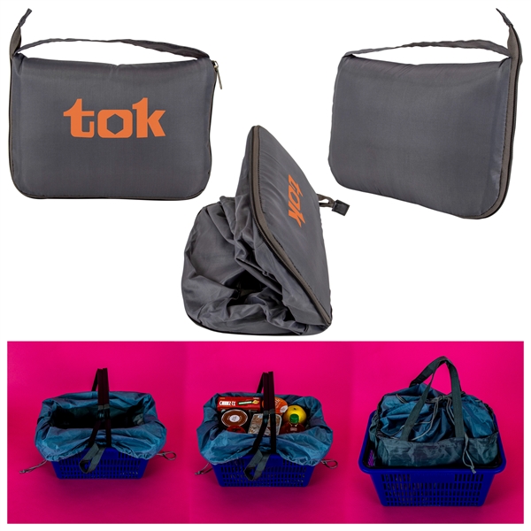 Polyester multifunctional shopping basket tote.... from ASI 88060 Snugz/USA Inc / Sweda®