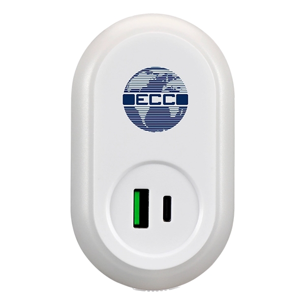 Wall plug light with USB type C connector.... from ASI 88060 Snugz/USA Inc / Sweda®