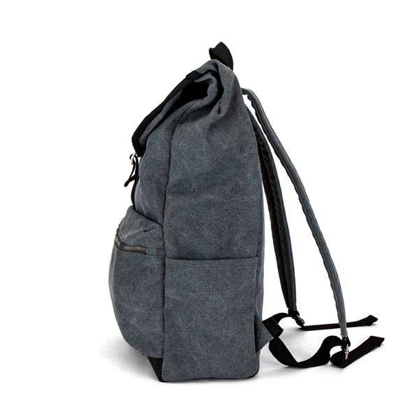 210 denier polyester laptop backpack with adjustable straps and a silver... from ASI 88060 Snugz/USA Inc / Sweda®