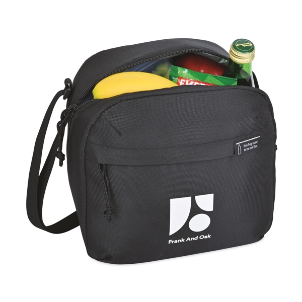 A modern update to a classic lunch cooler using recycled fabric... from ASI 56070 Gemline / Gemline®