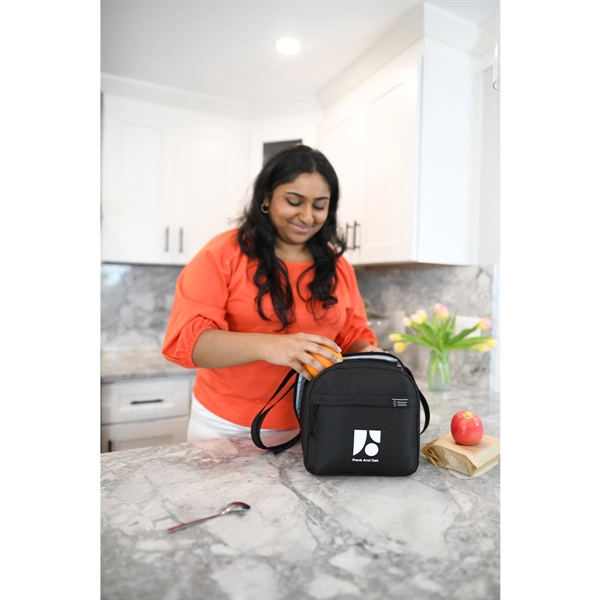 A modern update to a classic lunch cooler using recycled fabric... from ASI 56070 Gemline / Gemline®