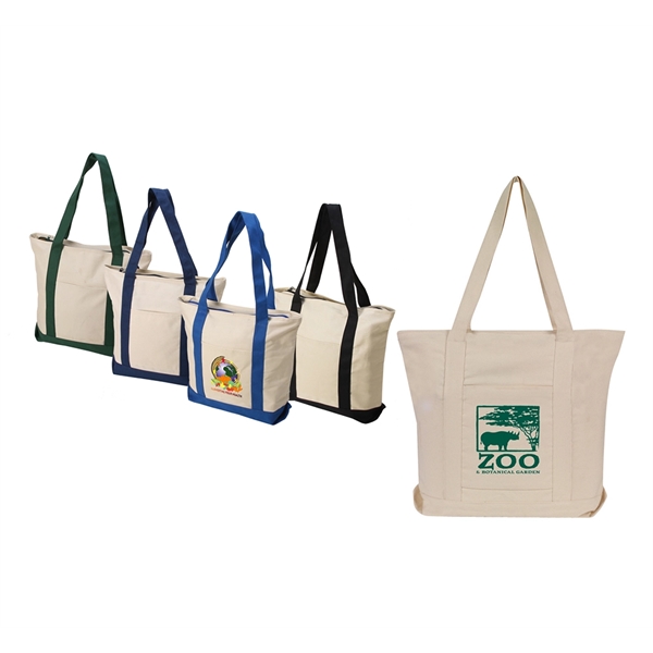 Cotton boat tote. Heavy duty 12 oz. cotton canvas boat tote... from ASI 74741 NVS Promo Designs, Inc.