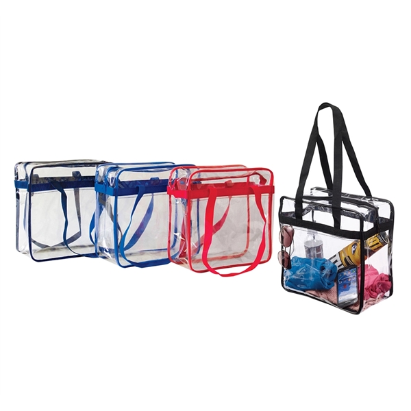 Clear stadium bag is perfect for any sporting events and outdoor... from ASI 74741 NVS Promo Designs, Inc.