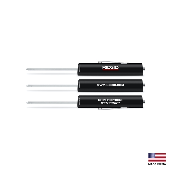 Fixed Screwdriver.  Regular .131" Wide Head Blade.  Three-sided handle... from ASI 34040 Alexander Mfg Co