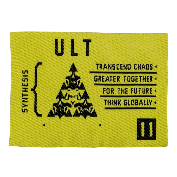 Custom woven polyester garment labels in assorted sizes in up to... from ASI 52263 EMT / EMT EMT EASY