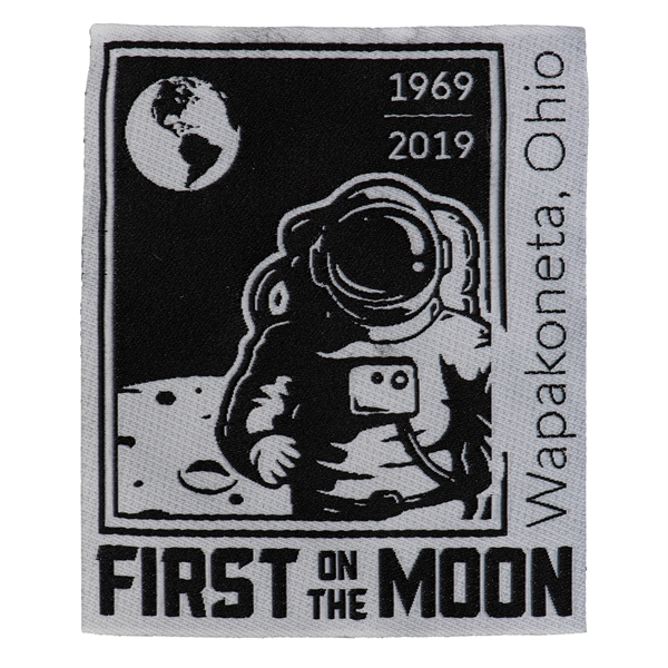 Custom woven polyester garment labels in assorted sizes in up to... from ASI 52263 EMT / EMT EMT EASY