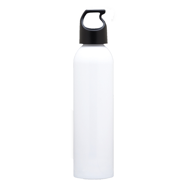 Aluminum bottle with black lid ready for carabiner clip. Made in... from ASI 79840 The Proinnovative Line / Proinnovative Line