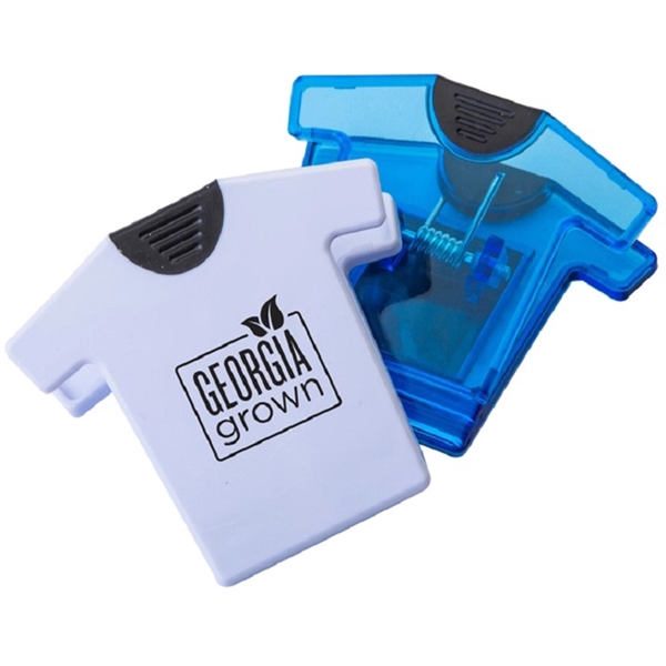 Magnetic t-shirt clip, perfect for displaying shirts, signs, or lightweight items... from ASI 67075 Leprechaun Promotions, LLC / Leprechaun Promotions