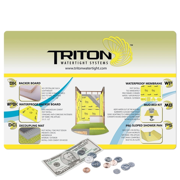 13"x19"x1/4" - Heavy Duty Fabric Counter Mat - Made in the... from ASI 49716 Digispec & CounterPoint / COUNTERPOINT®