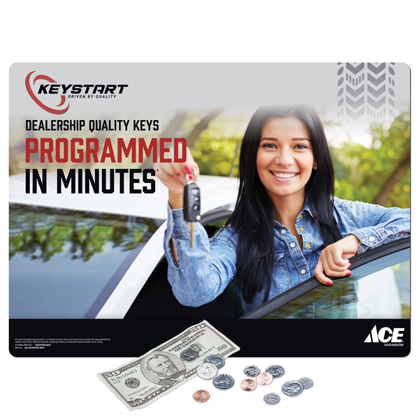 14"x19"x1/4" - Heavy Duty Fabric Counter Mat - Made in the... from ASI 49716 Digispec & CounterPoint / COUNTERPOINT®