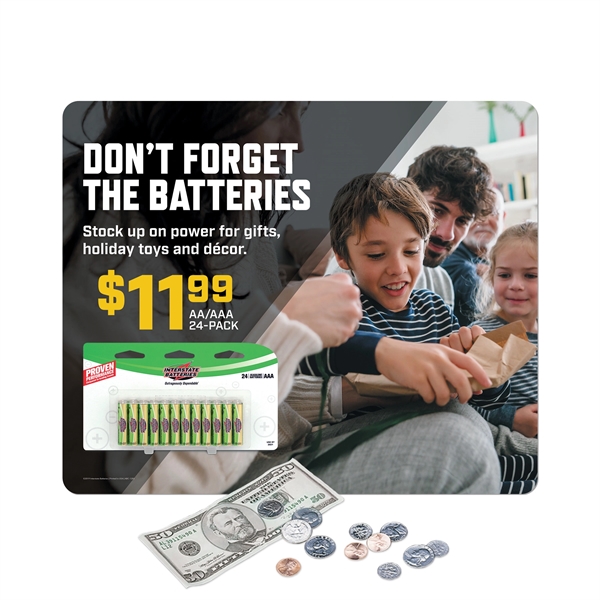 9" x 11" x 1/16" - Heavy Duty Fabric Counter Mat... from ASI 49716 Digispec & CounterPoint / COUNTERPOINT®