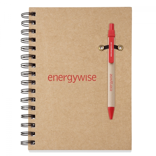 Combo includes EC3050 notebook and EC1090 Ecologist ballpoint paper pen EC3050... from ASI 88660 Spector & Co.