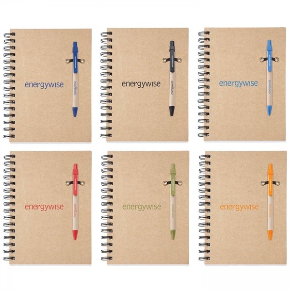 Combo includes EC3050 notebook and EC1090 Ecologist ballpoint paper pen EC3050... from ASI 88660 Spector & Co.