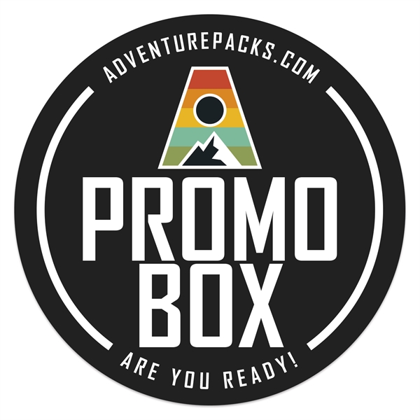 Full color white circle box sticker.... from ASI 56950 Gill Studios Inc / Gill-Line®