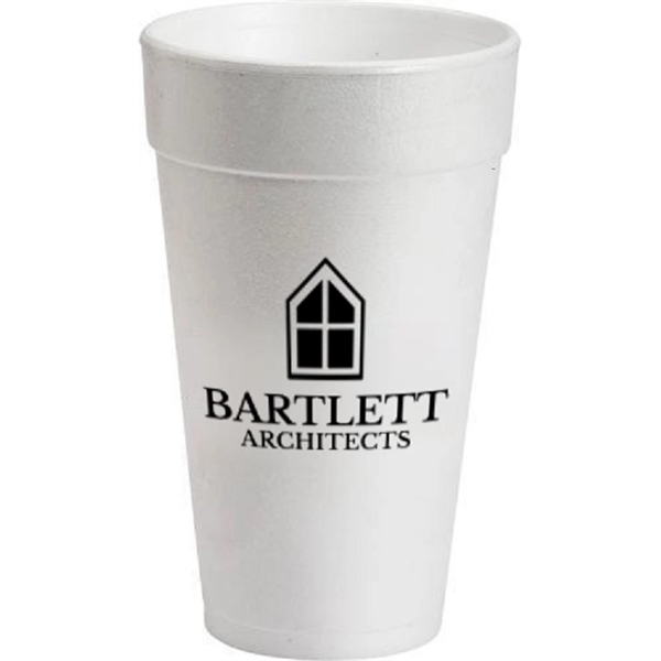 Disposable 32 oz. styrofoam cup, perfect for hot or cold beverages... from ASI 67075 Leprechaun Promotions, LLC / Leprechaun Promotions