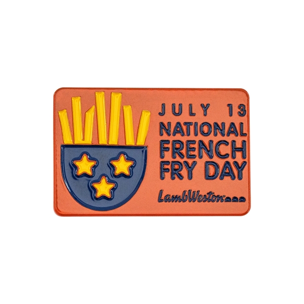 Custom metal lapel pins in assorted sizes with Brandtone finish and... from ASI 52263 EMT / EMT EASY Emblem Marketing Team