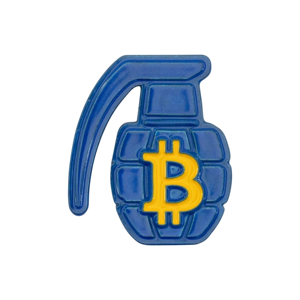 Custom metal lapel pins in assorted sizes with Brandtone finish and... from ASI 52263 EMT / EMT EASY Emblem Marketing Team