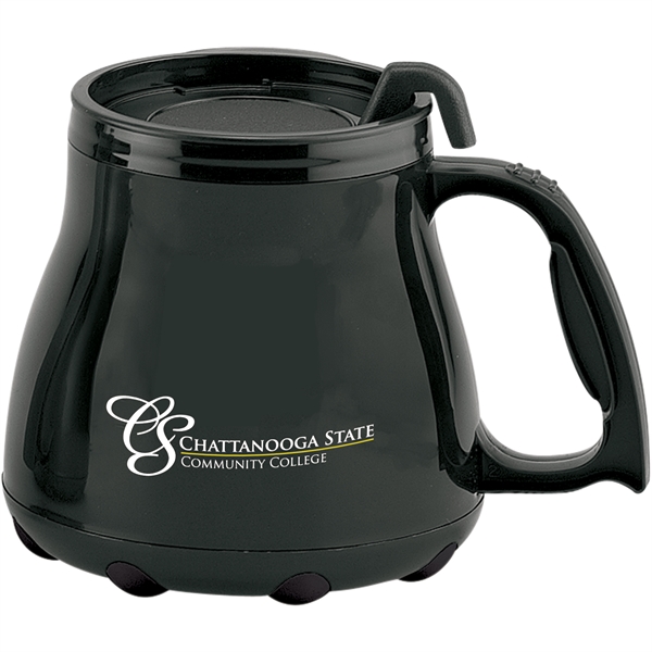 16-ounce mug with a slider lid, non-skid base, and handle.... from ASI 57653 Gold Bond