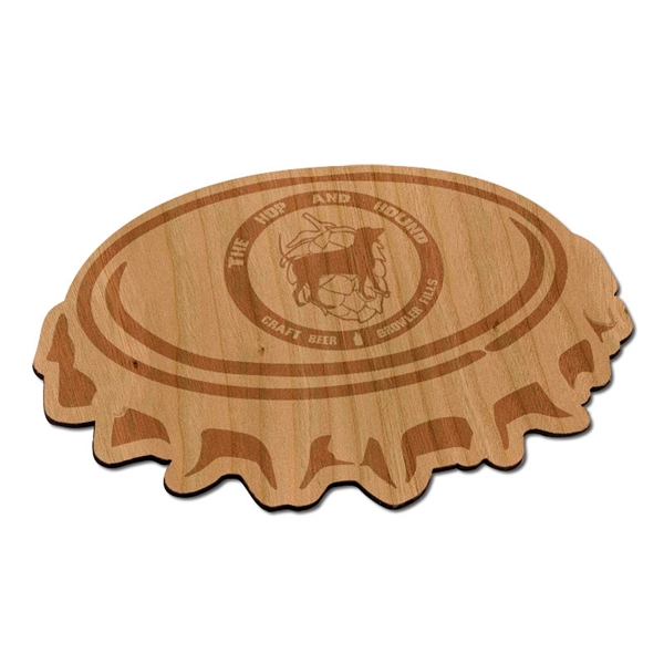 Laser etched magnets made of cherrywood.... from ASI 72521 Morris Magnets